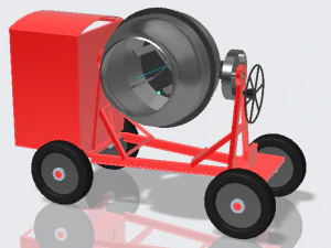 mesin pencampur Model 3D