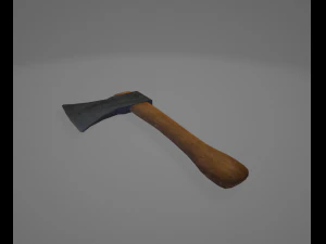 ascia semplice Modello 3D