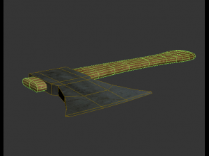simple axe Modèle 3D