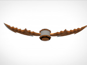pumpkin bomb with razors 3d print model 3D 打印模型