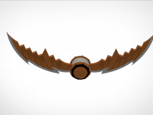 pumpkin bomb with razors 3d print model 3D 打印模型