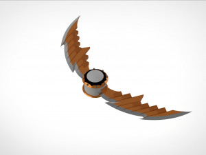 pumpkin bomb with razors 3d print model 3D 打印模型