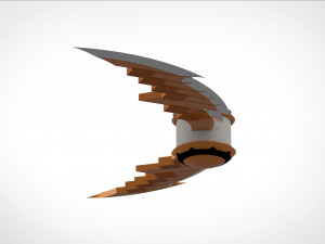 pumpkin bomb with razors 3d print model 3D 打印模型