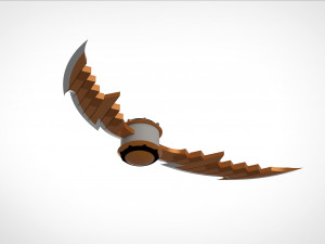 pumpkin bomb with razors 3d print model 3D 打印模型