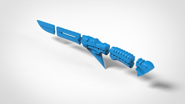 new green goblin sword 3d printed model 3D Print Model in Other 3DExport