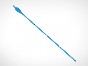 hawkeyes arrow from the avengers 3d print model Modello di stampa 3D
