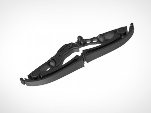 collapsible hawkeye bow 3d print model 3D-printmodel
