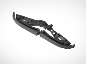 collapsible hawkeye bow 3d print model 3D Print Model