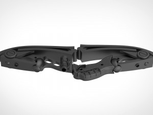 collapsible hawkeye bow 3d print model 3D Print Model