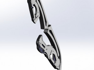 collapsible hawkeye bow 3d print model 3D Print Model