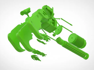 grappling from the movie batman vs superman dawn of justice 3D Print Model