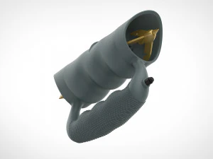 line launcher from the movie batman returns 1992 3D Print Model