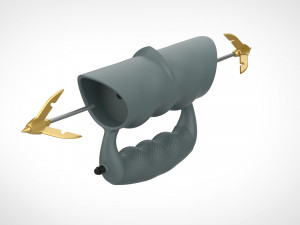 line launcher from the movie batman returns 1992 3D Baskı Modeli