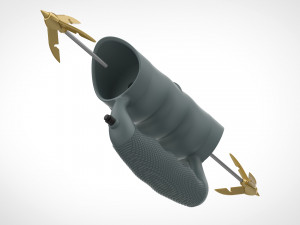 line launcher from the movie batman returns 1992 3D Baskı Modeli