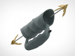 line launcher from the movie batman returns 1992 3D Baskı Modeli