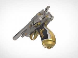 revolver from the movie van helsing 2004 3d print model 3D प्रिंट मॉडल