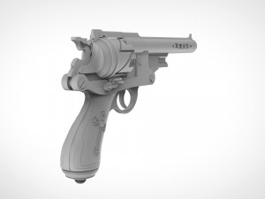 revolver from the movie van helsing 2004 3d print model 3D प्रिंट मॉडल