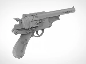 revolver from the movie van helsing 2004 3d print model 3D Print Model
