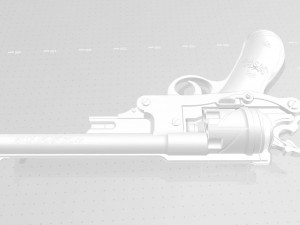 revolver from the movie van helsing 2004 3d print model 3D प्रिंट मॉडल