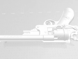 revolver from the movie van helsing 2004 3d print model 3D Print Model