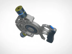 batman line launcher from video game arkham city 3D Print Model