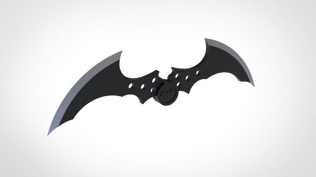 batarang from the video game batman arkham city 3D प्रिंट मॉडल .c4d .max .obj .3ds .fbx .stl .blend 