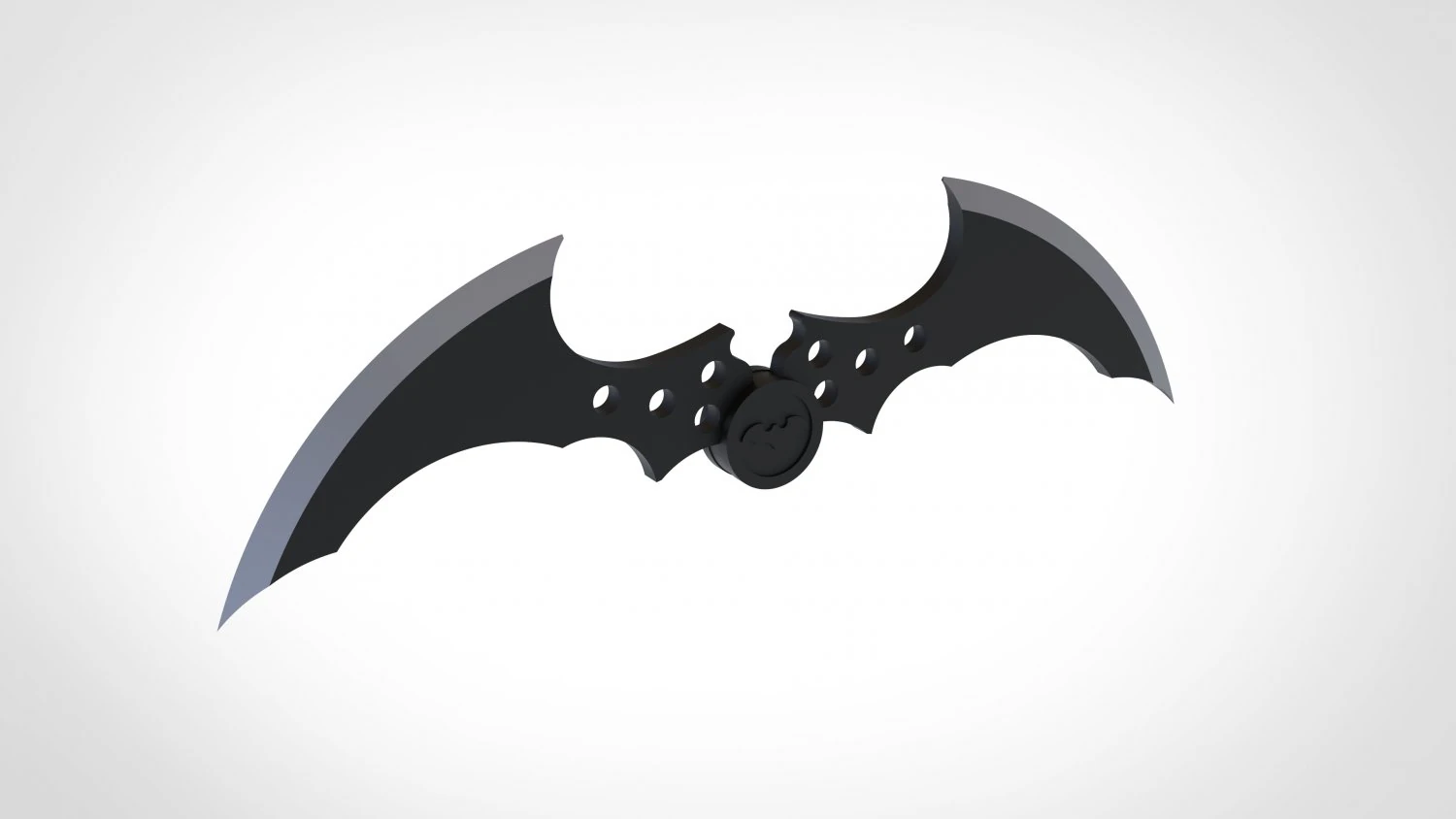 batarang from the video game batman arkham city 3D Print Model .c4d .max .obj .3ds .fbx .stl .blend