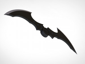 batarang from the video game batman arkham city 3D प्रिंट मॉडल