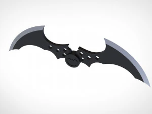 batarang from the video game batman arkham city 3D Print Model