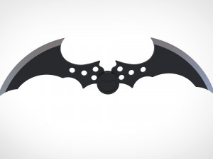 batarang from the video game batman arkham city 3D प्रिंट मॉडल