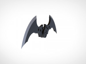batarang from the video game batman arkham city 3D प्रिंट मॉडल