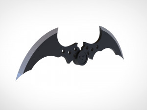 batarang from the video game batman arkham city 3D प्रिंट मॉडल