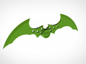 batarang from the video game batman arkham city 3D प्रिंट मॉडल