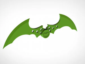 batarang from the video game batman arkham city 3D Print Model