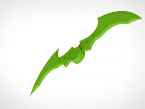 batarang from the video game batman arkham city 3D प्रिंट मॉडल