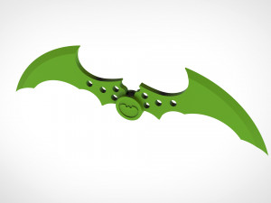 batarang from the video game batman arkham city 3D प्रिंट मॉडल
