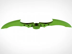 batarang from the video game batman arkham city 3D Print Model