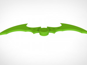 batarang from the video game batman arkham city 3D प्रिंट मॉडल