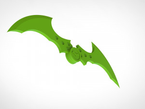 batarang from the video game batman arkham city 3D प्रिंट मॉडल