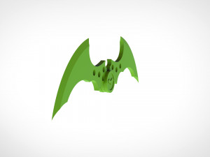 batarang from the video game batman arkham city 3D प्रिंट मॉडल