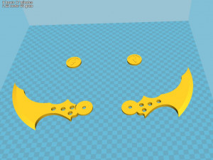 batarang from the video game batman arkham city 3D प्रिंट मॉडल