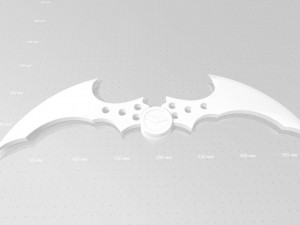 batarang from the video game batman arkham city 3D प्रिंट मॉडल