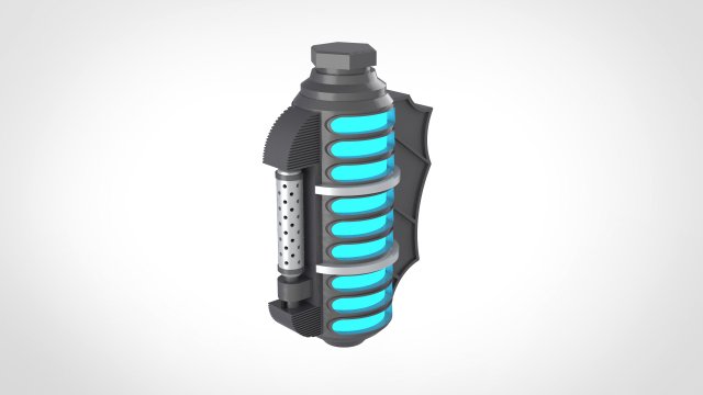 freeze grenade from the dc comics video game batmanarkham knight 3D Print Model .c4d .max .obj .3ds .fbx .stl .blend