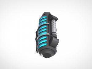 freeze grenade from the dc comics video game batmanarkham knight 3D Print Model