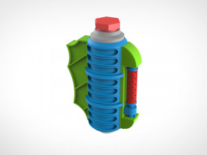 freeze grenade from the dc comics video game batmanarkham knight 3D Print Model