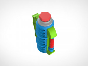 freeze grenade from the dc comics video game batmanarkham knight 3D Print Model