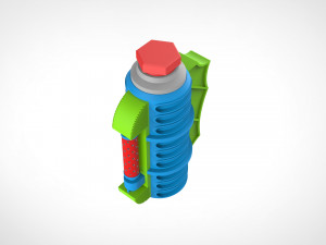 freeze grenade from the dc comics video game batmanarkham knight 3D Print Model