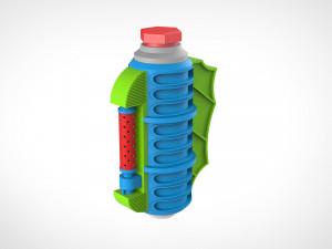 freeze grenade from the dc comics video game batmanarkham knight 3D Print Model