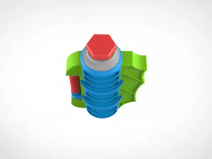 freeze grenade from the dc comics video game batmanarkham knight 3D Print Model