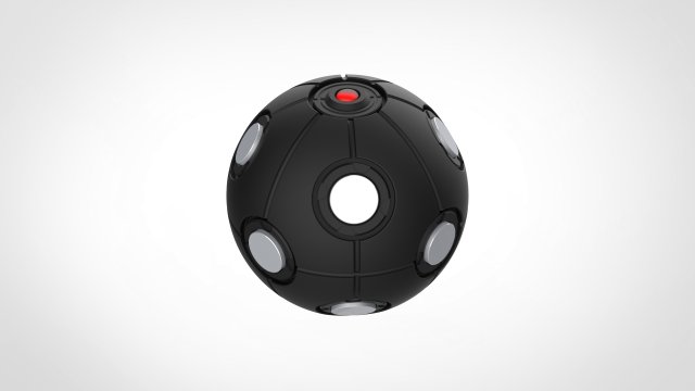 bat bomb from the movie batmanbegins 3D Print Model .c4d .max .obj .3ds .fbx .stl .blend 